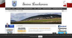 Desktop Screenshot of lanckorona.pl